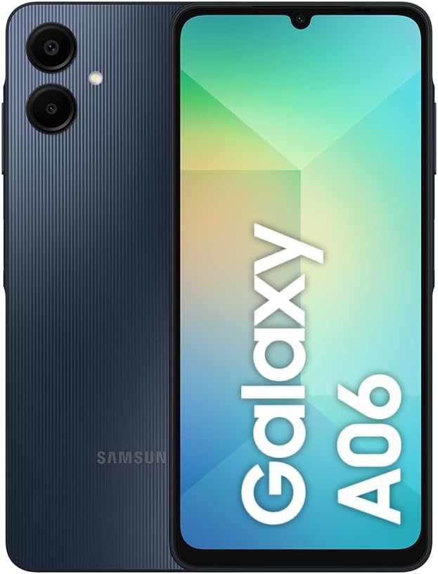 Smartphone Samsung Galaxy A06 128GB, 4GB RAM Azul Escuro